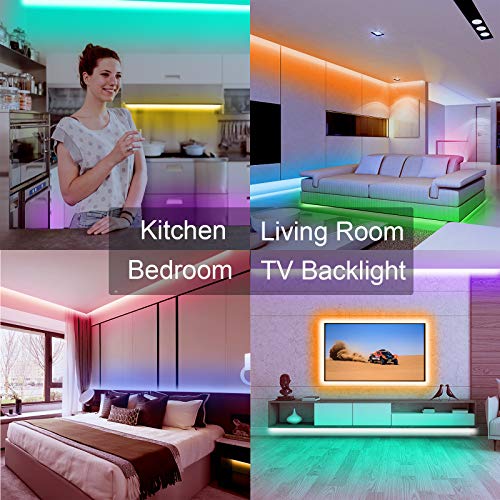STRIP LIGHTS WITH REMOTE