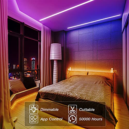 STRIP LIGHTS WITH REMOTE